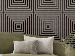 Mexen Linea 13 akustinis sieninis skydelis 60 x 60 cm (4 vnt.), 9 mm veltinis, techninis fanera, Pilka Ąžuolas