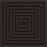Mexen Linea 13 akustinė sieninė plokštė 60 x 60 cm (4vnt.), veltinis 9 mm, techninis fanera, Juodas Ąžuolas