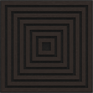 Mexen Linea 13 akustinė sieninė plokštė 60 x 60 cm (4vnt.), veltinis 9 mm, techninis fanera, Juodas Ąžuolas