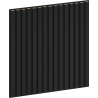 Mexen Linea 15 akustinė sieninė plokštė 60 x 60 cm (4 vnt.), veltinis 9 mm, techninis faneruotas, Juodas Matinis