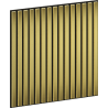 Mexen Linea 15 akustinė sieninė plokštė 60 x 60 cm (4 vnt.), 9 mm veltinis, techninis fanera, auksinė - S110-60607-15-057