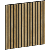 Mexen Linea 15 akustinė sieninė plokštė 60 x 60 cm (4 vnt.), 9 mm veltinis, techninė fanera, Medaus Ąžuolas