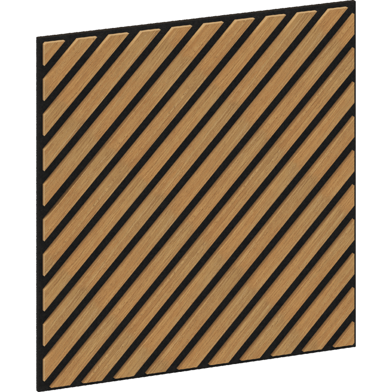 Mexen Lam-B sienos lamelės 275 x 30 cm, HDF plokštė 4 mm, techninis faneruotas fanera, Smėlio ąžuolas - S100-275307-3015-001