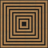 Mexen Linea 13 sieninė akustinė plokštė 60 x 60 cm (4 vnt.), 9 mm veltinis, techninis faneris, Ąžuolas Classic