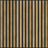 Mexen Linea 15 akustinė sieninė plokštė 60 x 60 cm (4 vnt.), 9 mm veltinis, techninė fanera, Medaus Ąžuolas