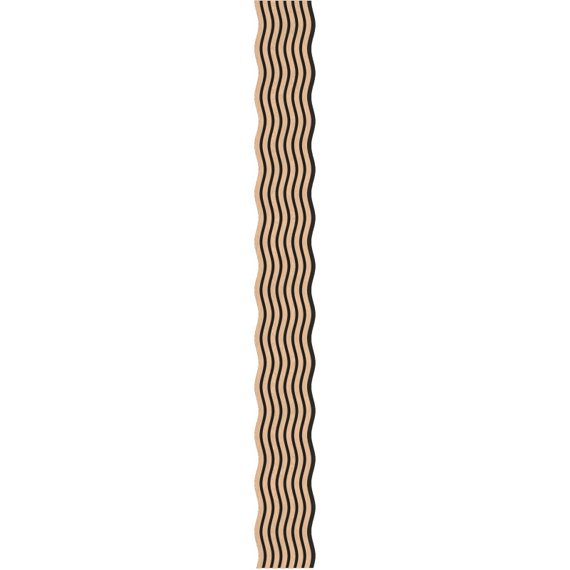 Mexen Lam-SF 01 akustinės sienų plokštės 280 x 30 cm, veltinis 9 mm, techninis fanera, Balinto Ąžuolo - S106-280-01-040