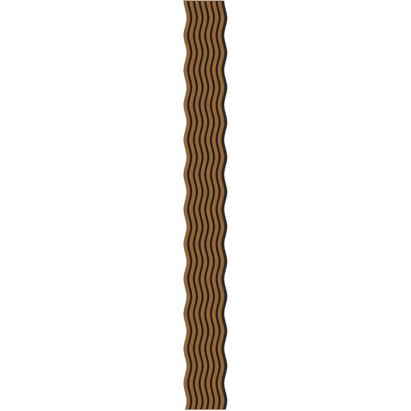 Mexen Lam-SF 01 akustinės sieninės lamelės 280 x 30 cm, veltinis 9 mm, techninis faneris, Natūralus Ąžuolas