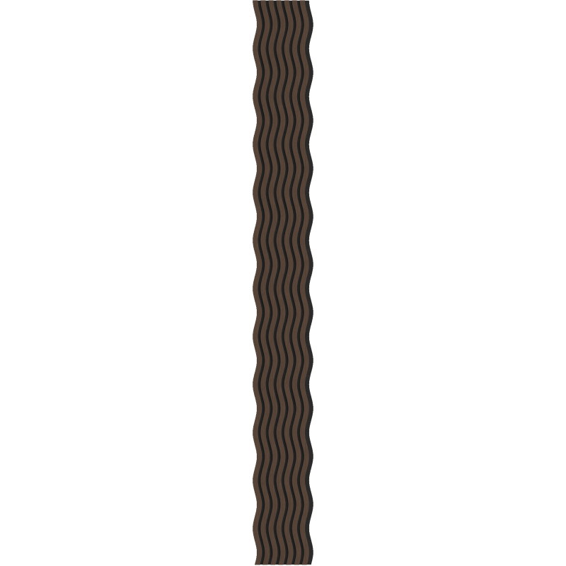 Mexen Lam-SF 01 sieninės akustinės lamelės 280 x 30 cm, veltinis 9 mm, techninis lukštas, Mocca ąžuolas - S106-280-01-045