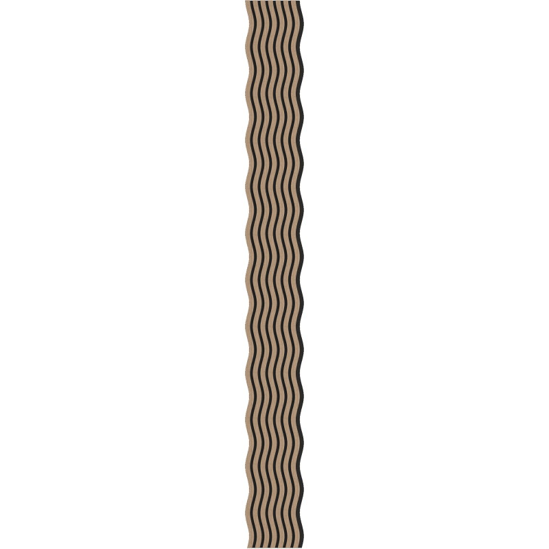 Mexen Lam-SF 01 Sieninės akustinės lamelės 280 x 30 cm, 9 mm veltinis, techninis lukštas, Šviesusis Riešutas