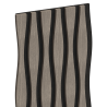 Mexen Lam-SF 01 Lam-SF 26 akustinės sieninės plokštės 280 x 30 cm, 9 mm veltinis, techninis faneras, Pilkas Ąžuolas