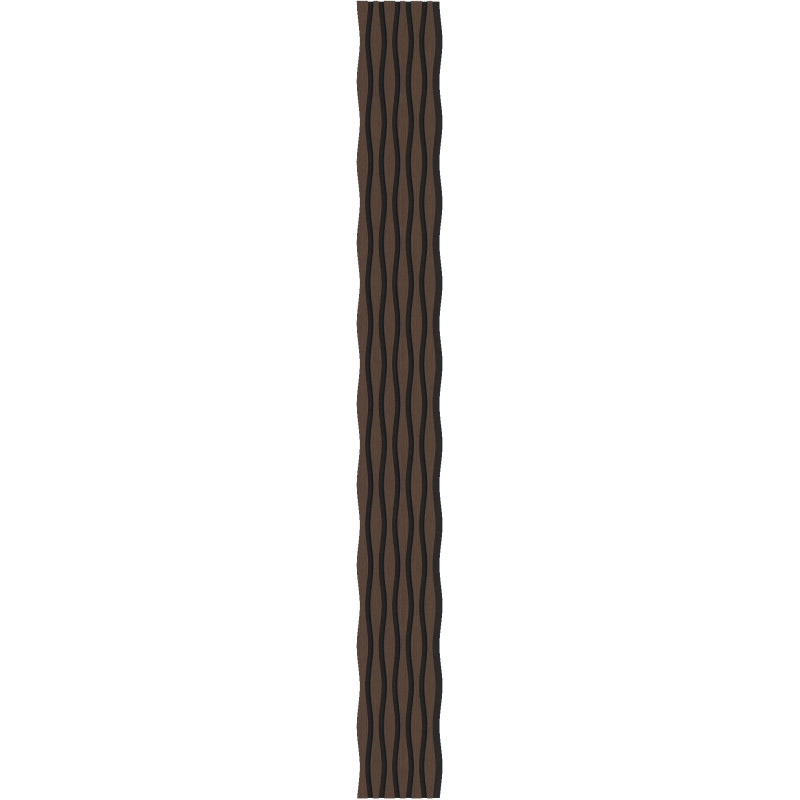 Mexen Lam-SF 01 Lam-SF 26 sienų akustinės lamelės 280 x 30 cm, 9 mm veltinis, techninis faneros sluoksnis, Mocca ąžuolas