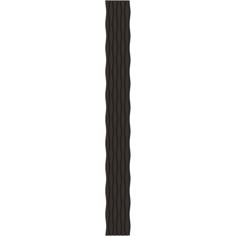 Mexen Lam-SF 01 Lam-SF 26 akustinės sienų juostelės 280 x 30 cm, 9 mm veltinis, techninė fanera, Juodasis Ąžuolas