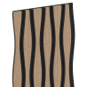 Mexen Lam-SF 01 Lam-SF 26 akustinės sienų lamelės 280 x 30 cm, veltinis 9 mm, techninis fanera, Šviesus Riešutas