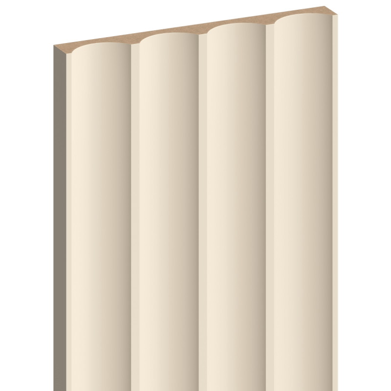 Mexen Strito 01 Strio 01 sieninės grioveliais plokštės 280 x 14,5 cm (2 vnt.), smėlio spalvos - S120-280-01-303