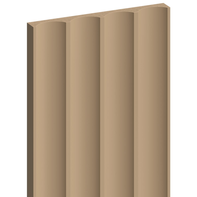 Mexen Strito 01 Strio 01 sieninės lamelės su rifliuotu paviršiumi 280 x 14,5 cm (2vnt), kapučino - S120-280-01-304