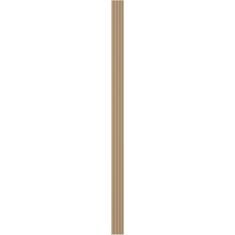 Mexen Strito 01 Strio 01 sieninės lamelės su rifliuotu paviršiumi 280 x 14,5 cm (2vnt), kapučino - S120-280-01-304