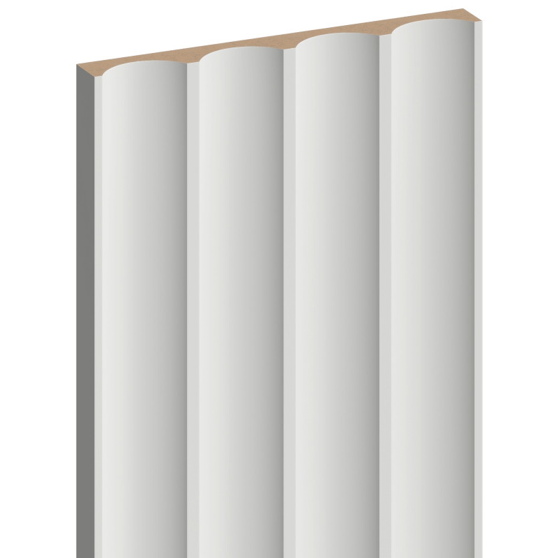 Mexen Strito 01 Strio 01 sienų juostelės grioveliais 280 x 14,5 cm (2 vnt.), šviesiai pilka - S120-280-01-305