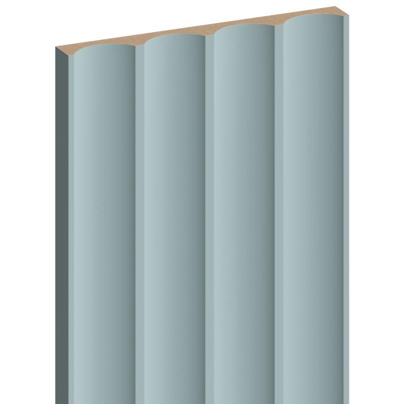 Mexen Strito 01 Strio 01 sieninės rifliuotos plokštės 280 x 14,5 cm (2 vnt.), pilkai mėlynos - S120-280-01-308