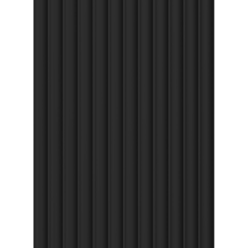 Mexen Strito 01 Strio 01 sienų plokštės rifliuotos 280 x 14,5 cm (2 vnt.), juoda - S120-280-01-311