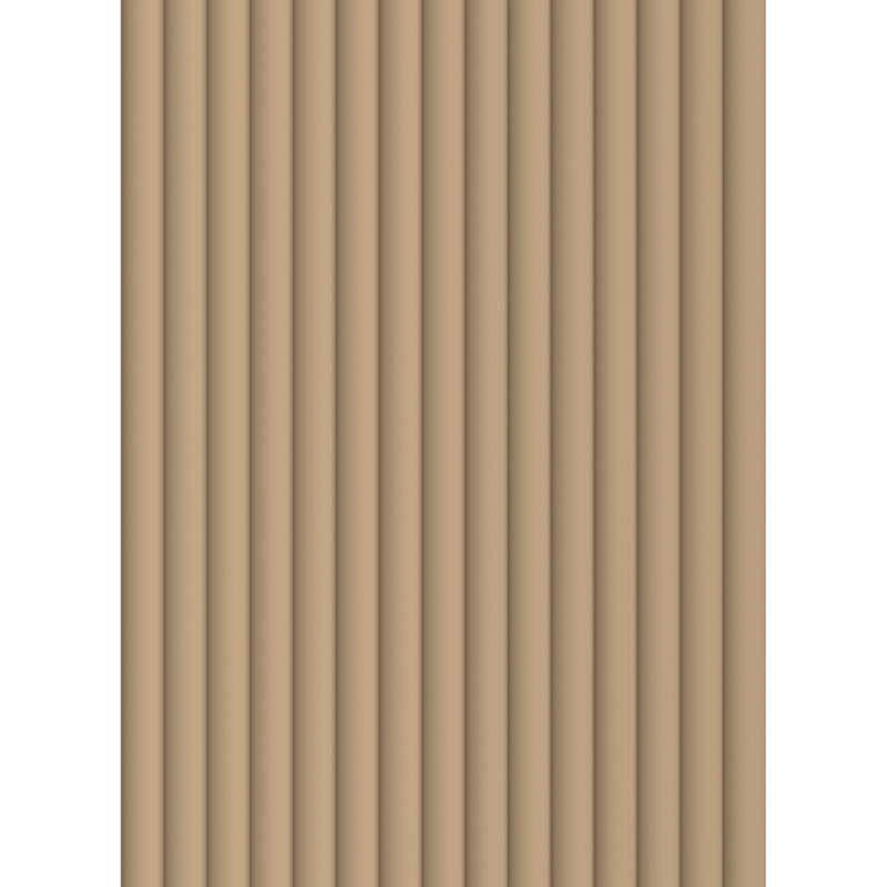 Mexen Strio 02 sieninės rifliuotos plokštės 280 x 14,5 cm (2 vnt.), kapučino - S120-280-02-304