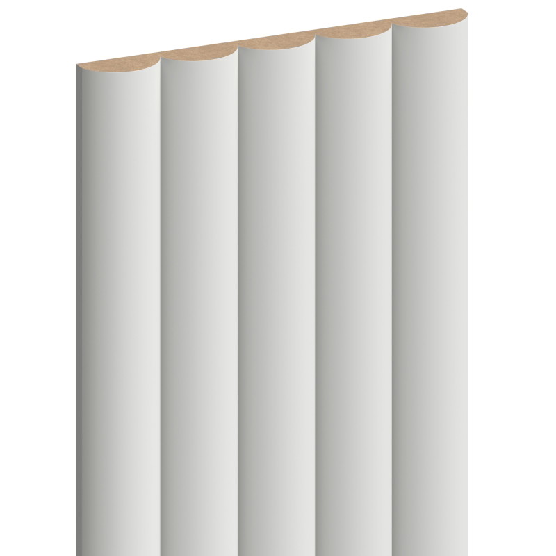 Mexen Strio 02 griovelės sieninės 280 x 14,5 cm (2 vnt.), šviesiai pilka - S120-280-02-305