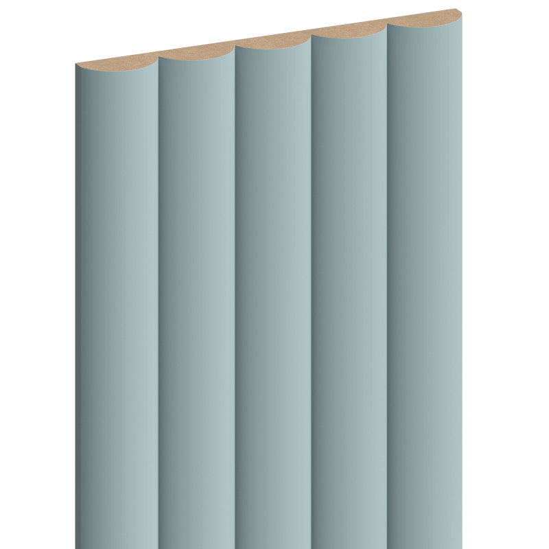 Mexen Strio 02 braižytos sienų plokštės 280 x 14,5 cm (2vnt), pilkai mėlyna - S120-280-02-308