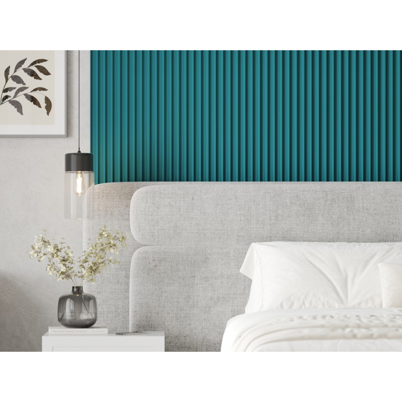 Mexen Strito 01 Strio 01 sieninės lamelės su grioveliais 280 x 14,5 cm (2 vnt.), tamsus turkio - S120-280-01-312