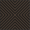 Mexen Linea 01 sienų akustinis skydelis 60 x 60 cm (4 vnt.), 9 mm veltinis, techninis fanera, Mocca Ąžuolas