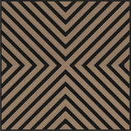 Mexen Linea 01 akustinė sienos plokštė 60 x 60 cm (4 vnt.), 9 mm veltinis, techninis fanera, Šviesus Riešutas