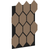 Mexen Lam-B sienos lamelės 275 x 30 cm, HDF plokštė 4 mm, techninis faneruotas fanera, Smėlio ąžuolas - S100-275307-3015-001