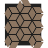 Mexen Form 02 garso slopinimo sieninis skydas 81 x 66 cm (4vnt.), 9 mm veltinis, techninis faneras, Šviesus Riešutas
