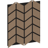 Mexen Form 03 garso sienų plokštė 71,5 x 58 cm (4 vnt.), 9 mm veltinis, techninis faneruotė, šviesus riešutas