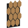 Mexen Lam-B sienos lamelės 275 x 30 cm, HDF plokštė 4 mm, techninis faneruotas fanera, Smėlio ąžuolas - S100-275307-3015-001