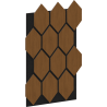 Mexen Lam-B sienos lamelės 275 x 30 cm, HDF plokštė 4 mm, techninis faneruotas fanera, Smėlio ąžuolas - S100-275307-3015-001