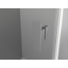Mexen Mist-H L Dviguba dušo kabina su varstomomis durimis 80 x 80 cm, skaidri, ginklų metalas - 8A5L-080L-080P-95-00