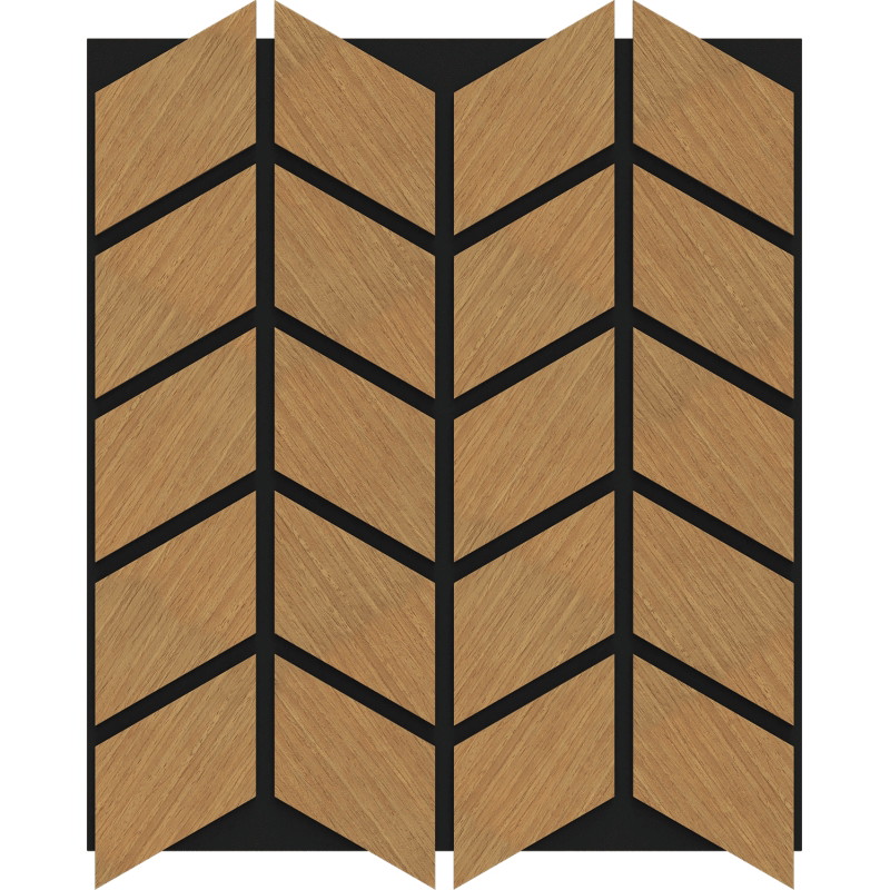 Mexen Form 03 akustinė sieninė plokštė 71,5 x 58 cm (4 vnt.), 9 mm veltinis, techninis faneruotas lapas, Ąžuolas Classic