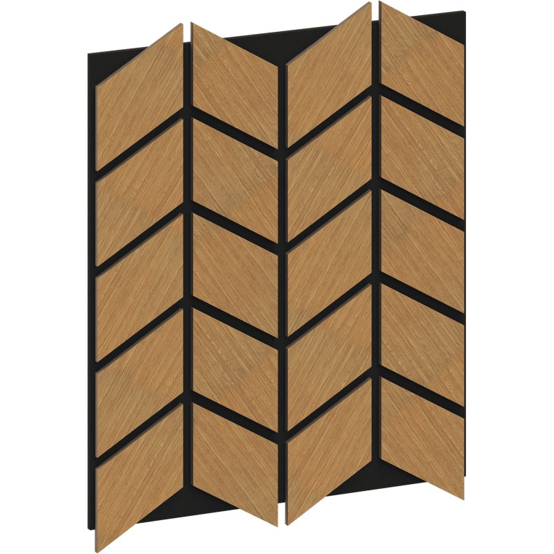 Mexen Form 03 akustinė sieninė plokštė 71,5 x 58 cm (4 vnt.), 9 mm veltinis, techninis faneruotas lapas, Ąžuolas Classic
