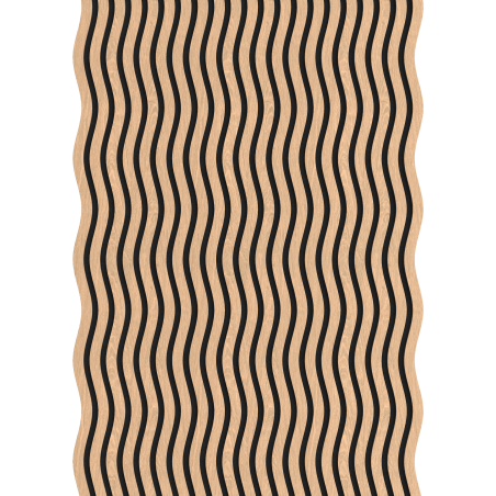 Mexen Lam-SF 01 akustinės sienų plokštės 280 x 30 cm, veltinis 9 mm, techninis fanera, Balinto Ąžuolo - S106-280-01-040