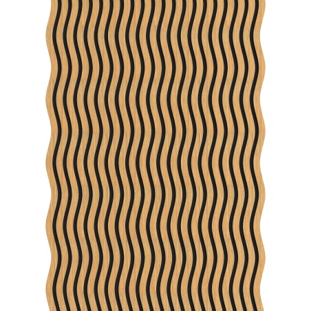 Mexen Lam-SF 01 akustinės sienų lamelės 280 x 30 cm, 9 mm veltinis, techninė faniera, Ąžuolas Klasikinis - S106-280-01-041