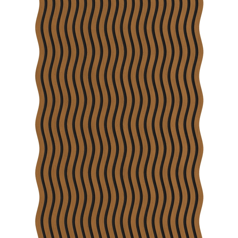 Mexen Lam-SF 01 akustinės sieninės lamelės 280 x 30 cm, veltinis 9 mm, techninis faneris, Natūralus Ąžuolas