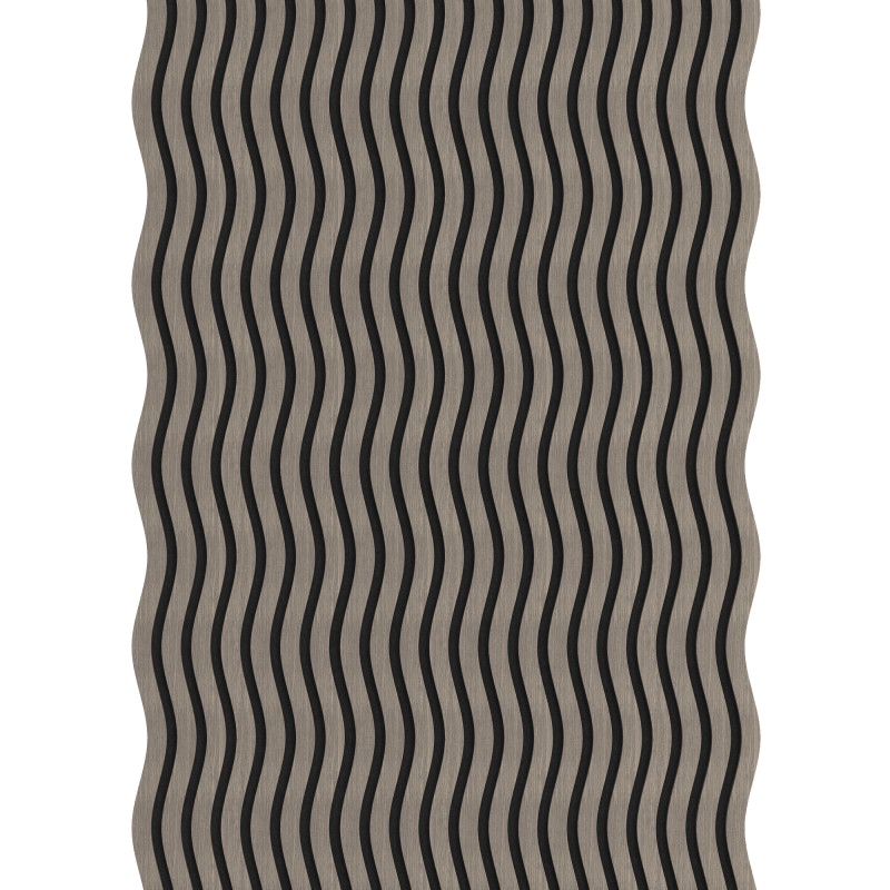 Mexen Lam-SF 01 sieninės akustinės plokštės 280 x 30 cm, veltinis 9 mm, techninis fanera, Pilkas Ąžuolas - S106-280-01-043
