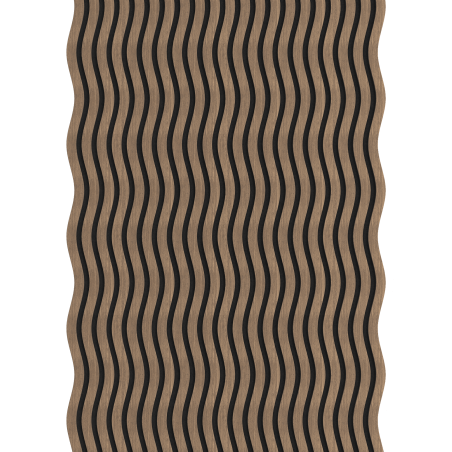 Mexen Lam-SF 01 akustinės sienų plokštės 280 x 30 cm, veltinis 9 mm, techninė fanera, Tamsusis Riešutas - S106-280-01-044