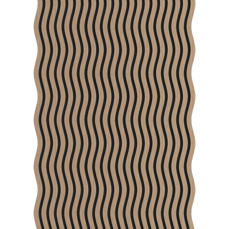 Mexen Lam-SF 01 Sieninės akustinės lamelės 280 x 30 cm, 9 mm veltinis, techninis lukštas, Šviesusis Riešutas