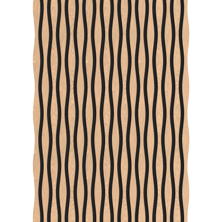 Mexen Lam-SF 01 Lam-SF 26 akustinės sienų lamelės 280 x 30 cm, 9 mm veltinis, techninis faneris, Balintas Ąžuolas