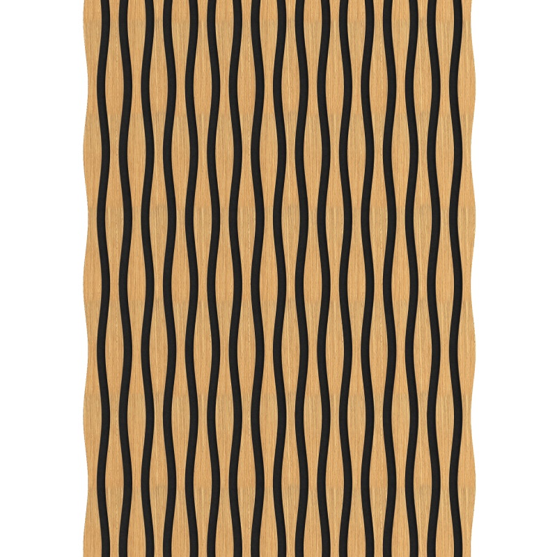 Mexen Lam-SF 01 Lam-SF 26 sieninės akustinės lamelės 280 x 30 cm, filcas 9 mm, techninis faneras, Ąžuolas Classic