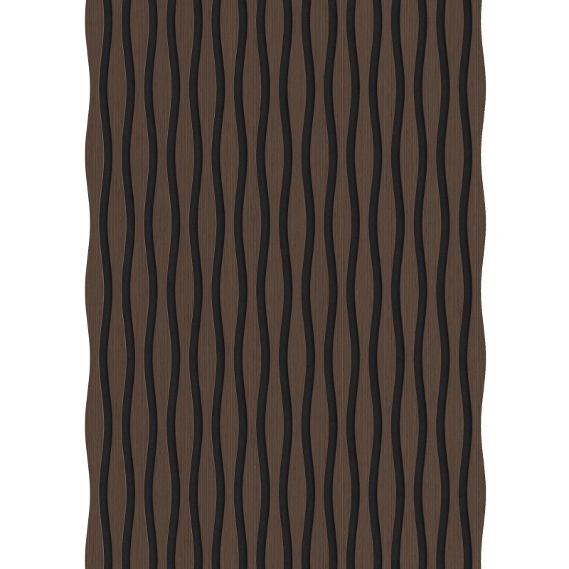 Mexen Lam-SF 01 Lam-SF 26 sienų akustinės lamelės 280 x 30 cm, 9 mm veltinis, techninis faneros sluoksnis, Mocca ąžuolas