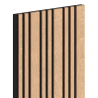 Mexen Lam-F Slim 01 Sieninės akustinės lamelės 280 x 36,5 cm, veltinis 9 mm, techninis faneris, Balintas Ąžuolas