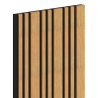 Mexen Lam-F Slim 01 akustinės sienų plokštės 280 x 36,5 cm, 9 mm veltinis, techninis fanera, Ąžuolas Classic
