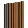 Mexen Lam-F Slim 01 Sieninės akustinės lamelės 280 x 36,5 cm, 9 mm veltinis, techninis fanieras, natūrali ąžuolo spalva