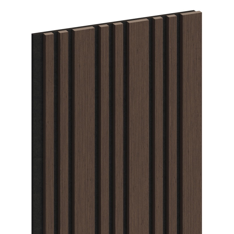 Mexen Lam-F Slim 01 akustinės sienų juostelės 280 x 36,5 cm, vilna 9 mm, techninis faneras, Mocha ąžuolas - S107-280-01-045